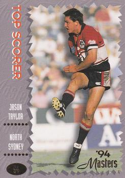 1994 Dynamic NSW Rugby League '94 Masters #54 Jason Taylor Front